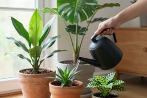C&oacute;mo regar plantas de interior y evitar errores comunes
