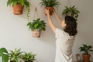 Plantas colgantes ideales para decorar sala y dormitorio