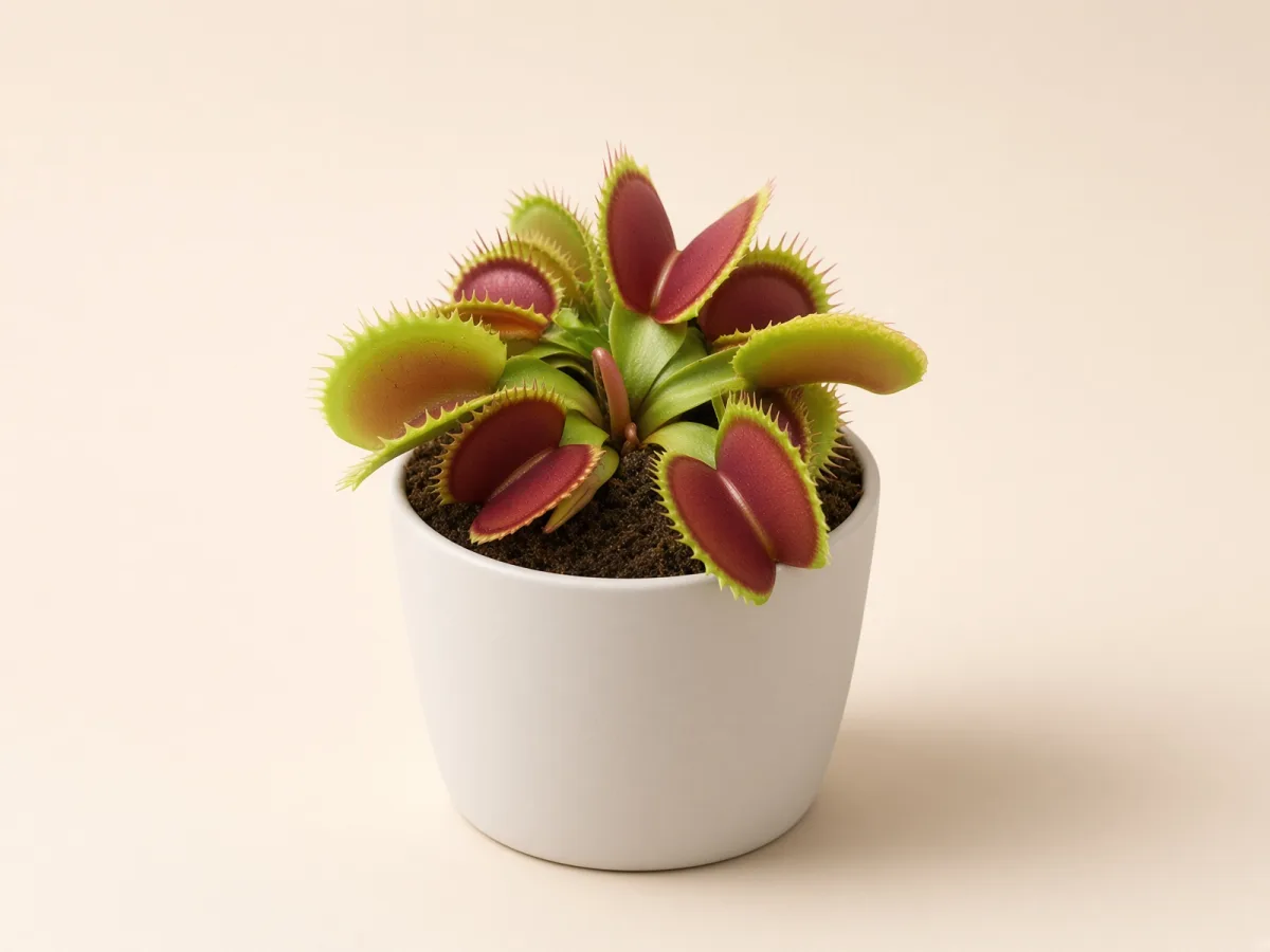 Atrapamoscas (Dionaea muscipula) en maceta