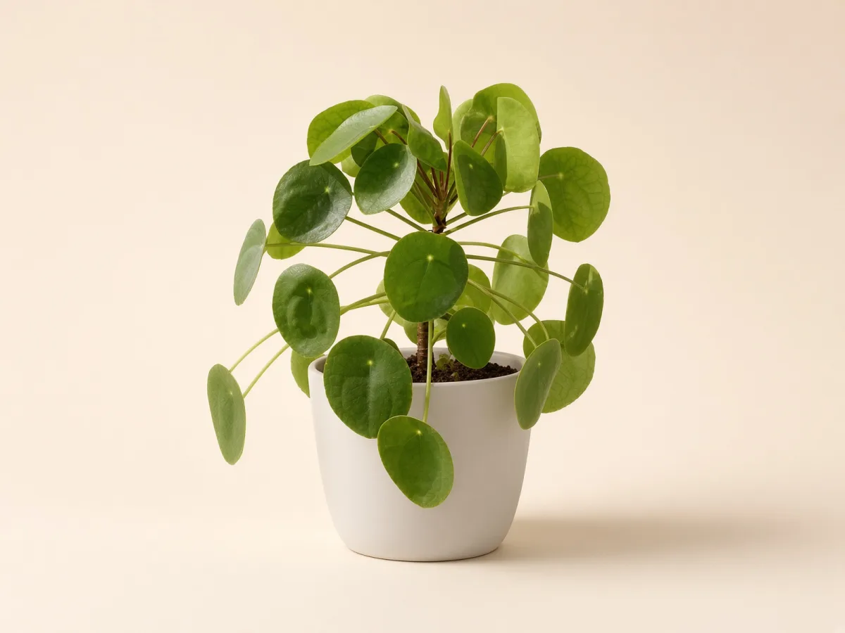 Pilea (Pilea peperomioides) en maceta